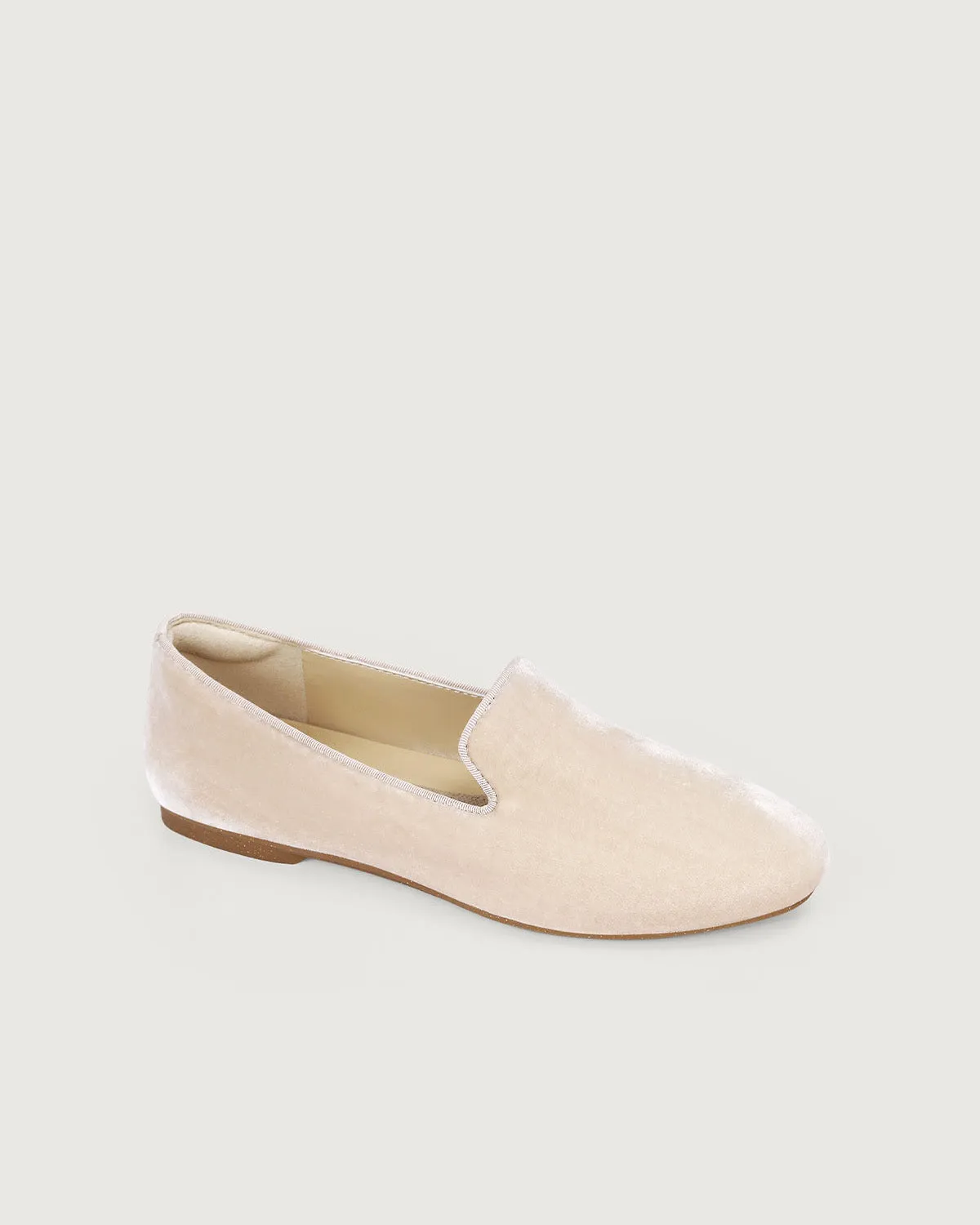 Enfiis Velvet Loafer Flats
