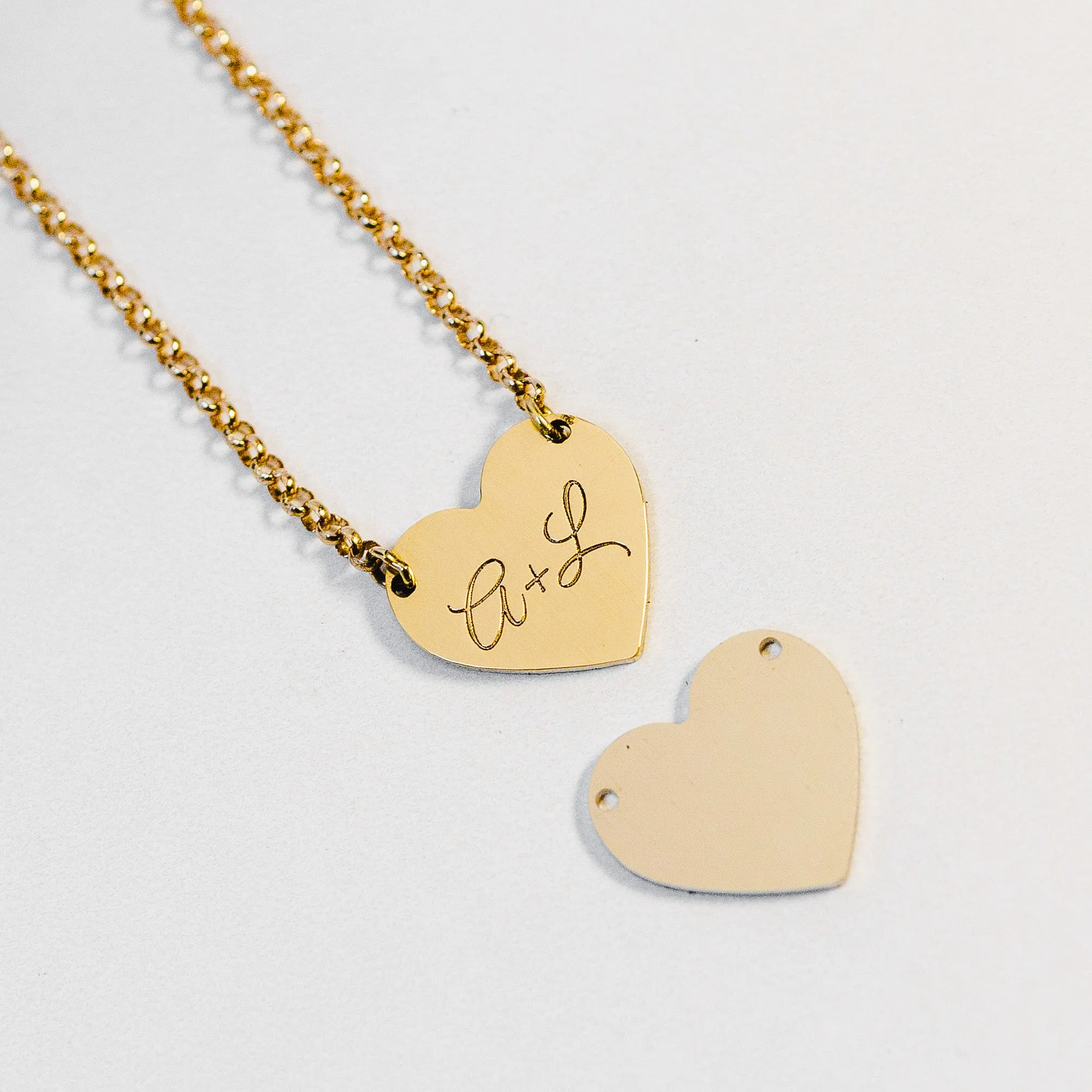 Engravable Heart Necklace