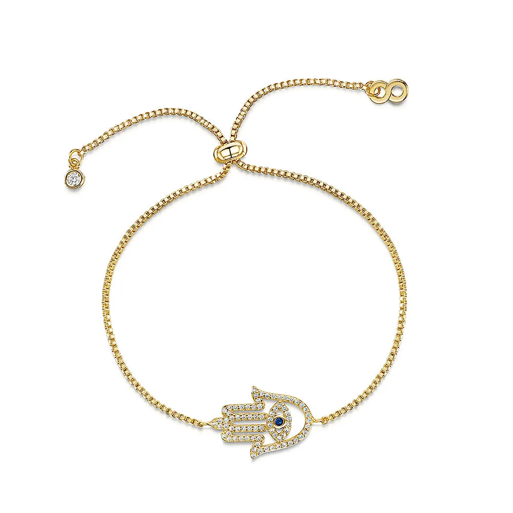 Evie Hamsa Hand Friendship Bracelet