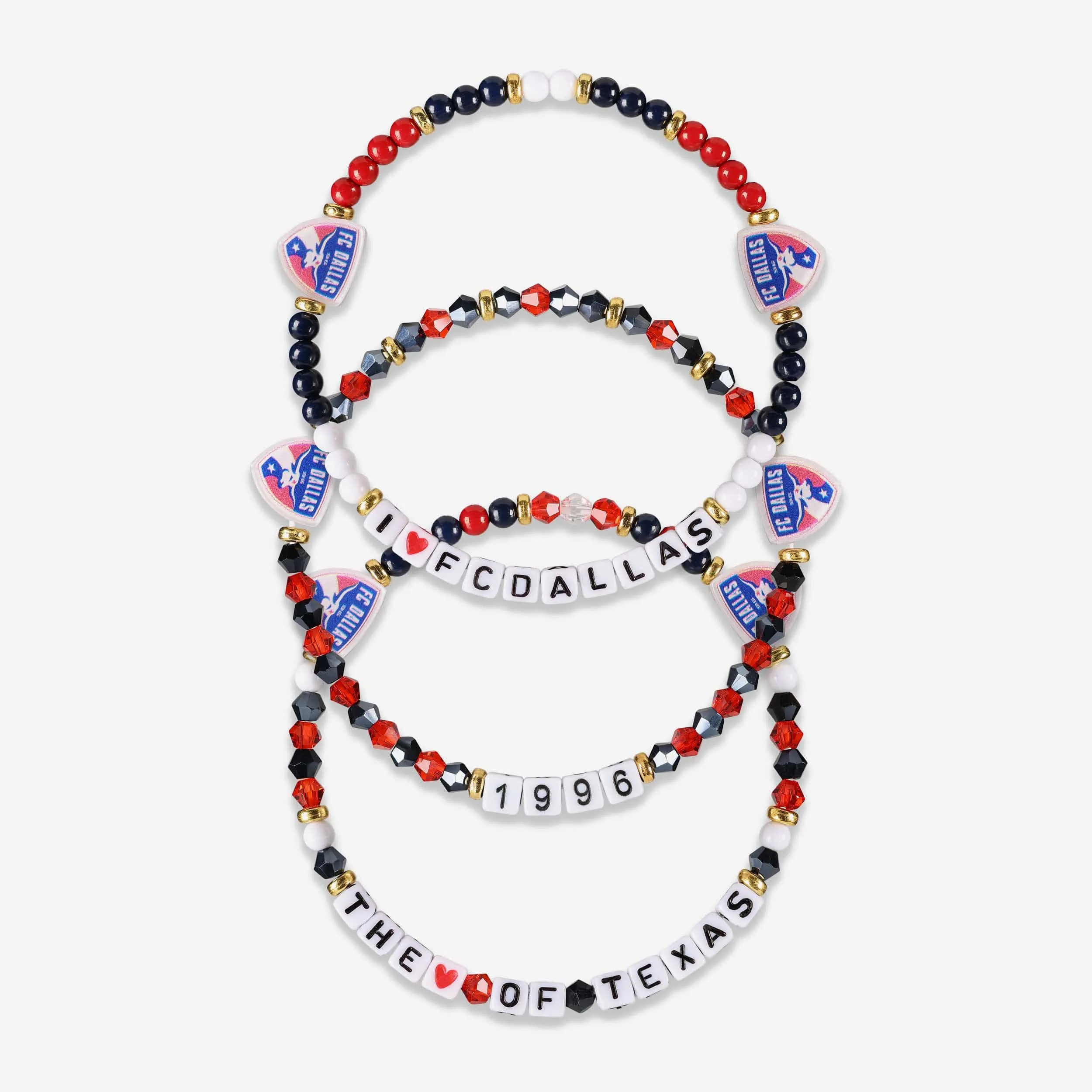 FC Dallas 3 Pack Friendship Bracelet