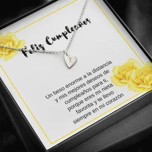 Feliz cumpleaños a mi Nieta favorita