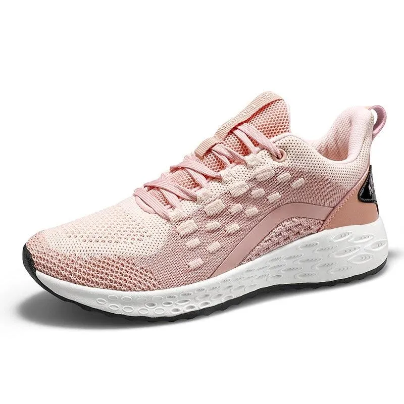 Flat Shoes Woman New Arrival Breathable Spring Ladies Casual Shoes Lightweight Pink Soft Sneakers Women Zapatos Mujer