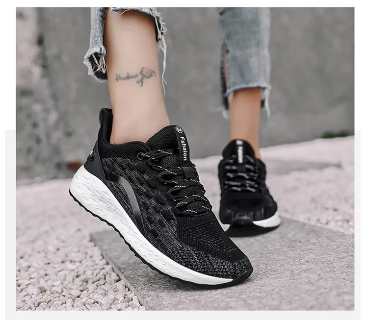 Flat Shoes Woman New Arrival Breathable Spring Ladies Casual Shoes Lightweight Pink Soft Sneakers Women Zapatos Mujer