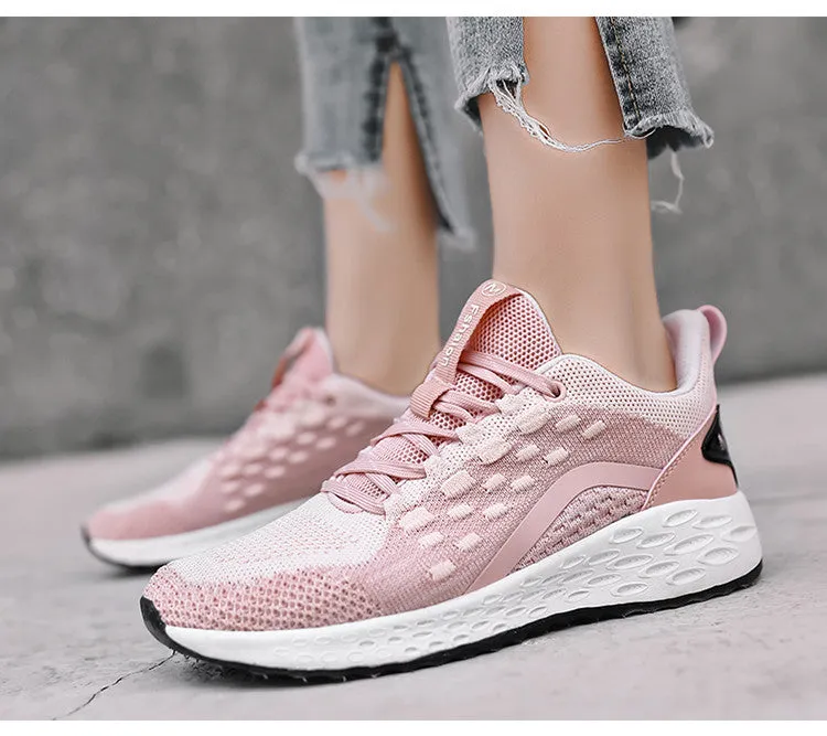 Flat Shoes Woman New Arrival Breathable Spring Ladies Casual Shoes Lightweight Pink Soft Sneakers Women Zapatos Mujer