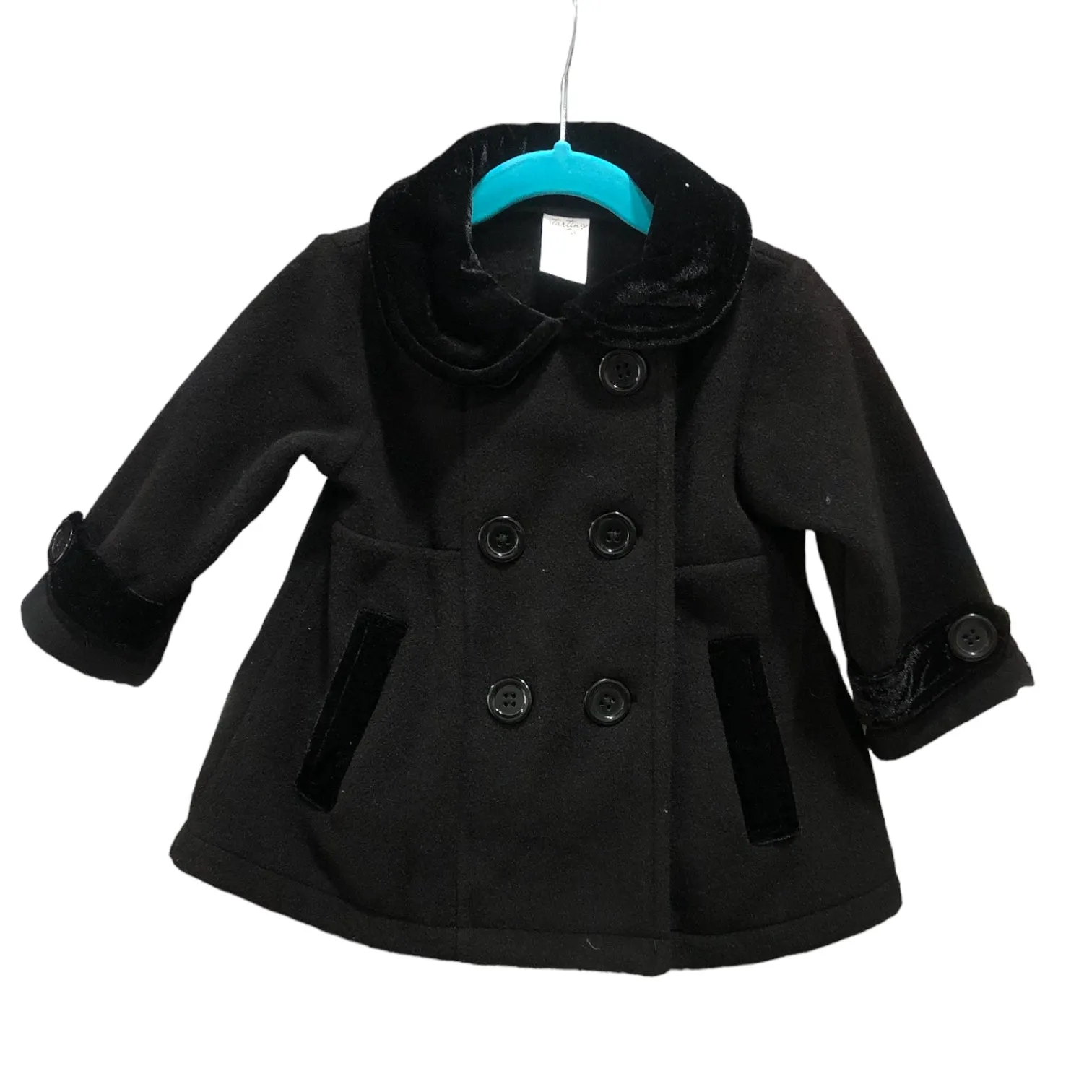 Fleece Peacoat, 18m