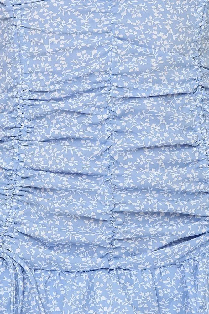 Four Letter Words Dress Blue