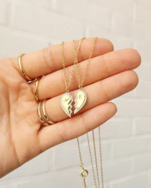 FRIENDSHIP HEART NECKLACE SET From Shop Cupcakes and Cashmere