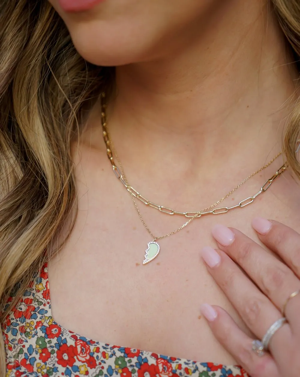 FRIENDSHIP HEART NECKLACE SET From Shop Cupcakes and Cashmere
