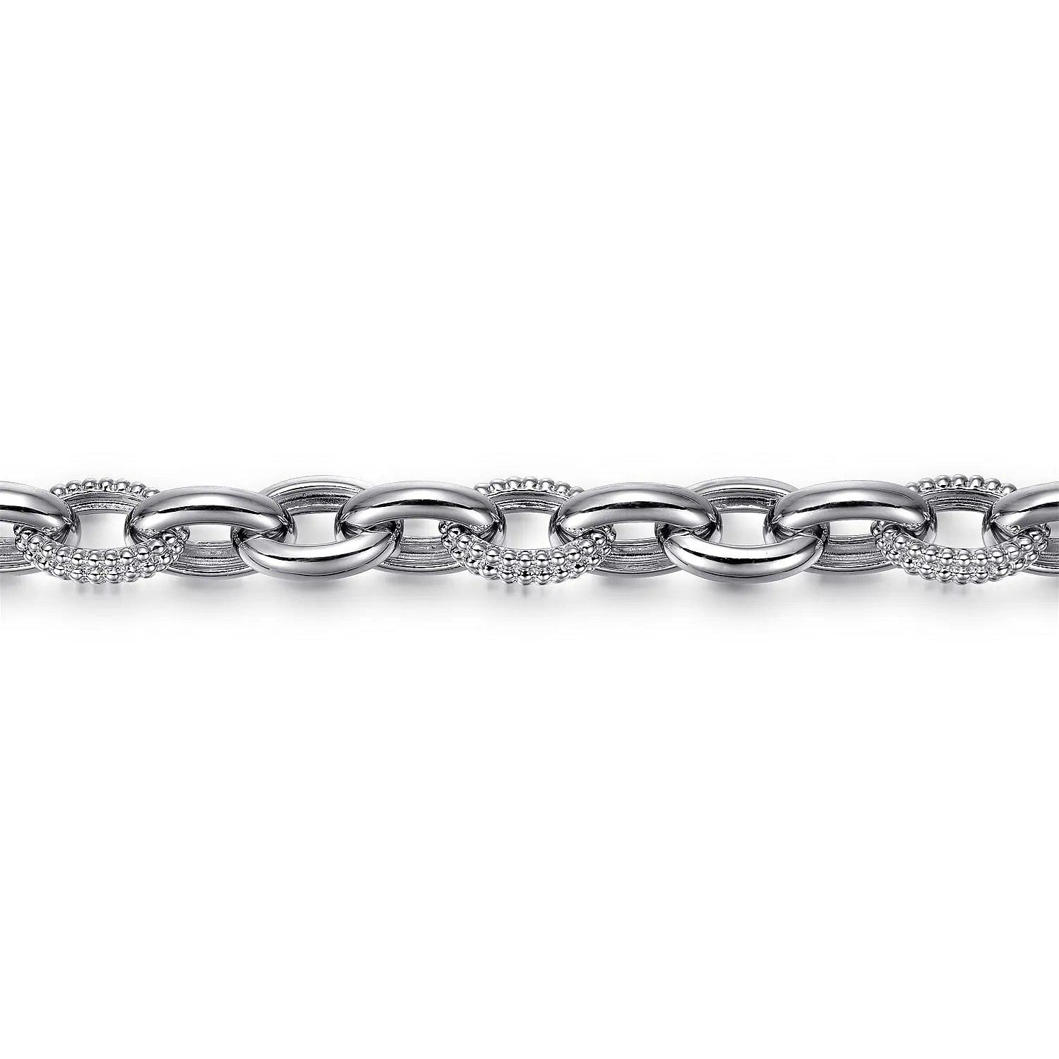 Gabriel & Co. Sterling Silver Chain Tennis Bracelet 7.5"