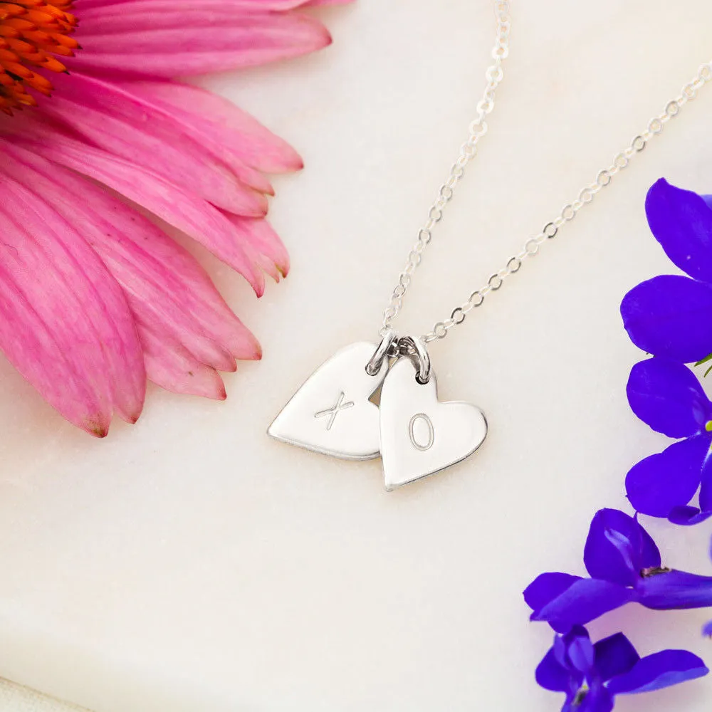 Ghost Friend Heart Charm Necklace