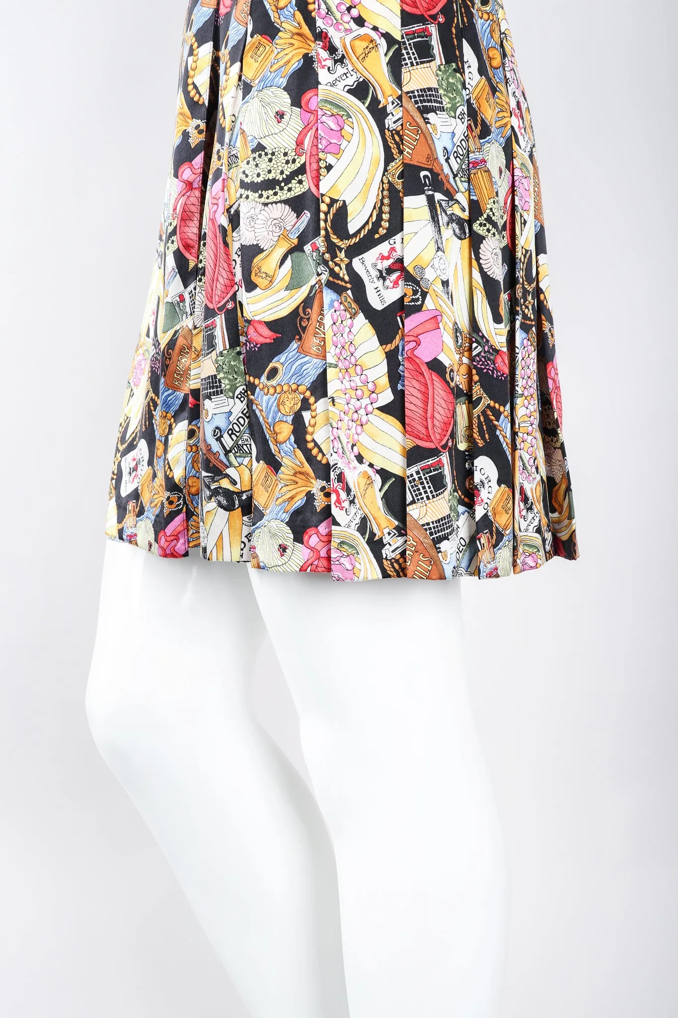 Giorgio Beverly Hills Pleated Skirt