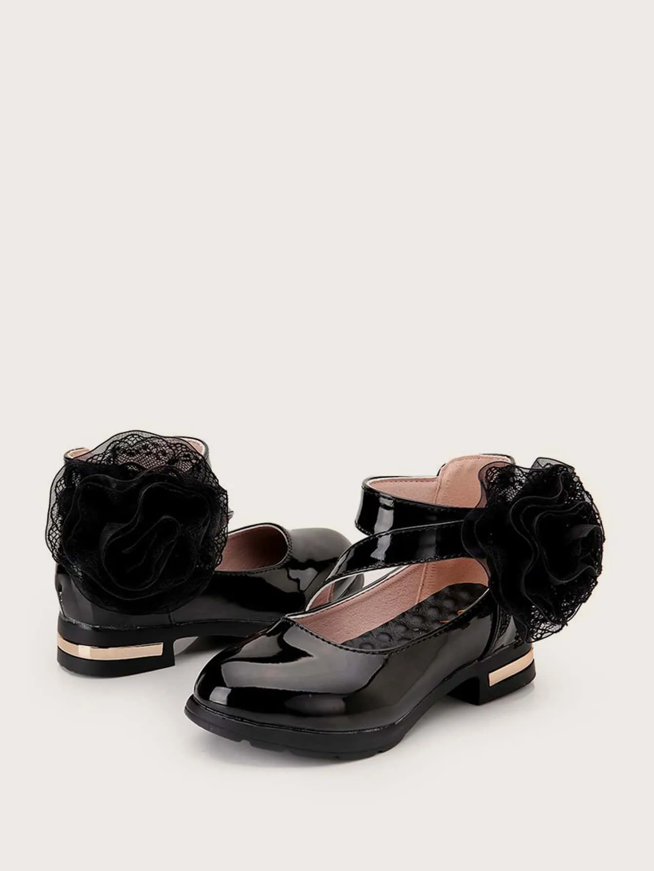 Girls Flower Decor Flats-FD