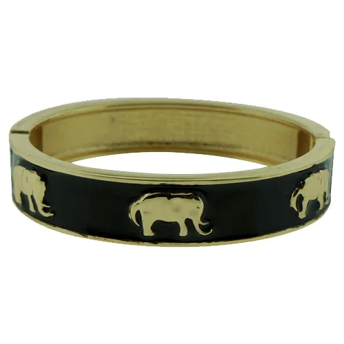 GOLD BLACK BRACELET  #SA9775_GLD-BLK