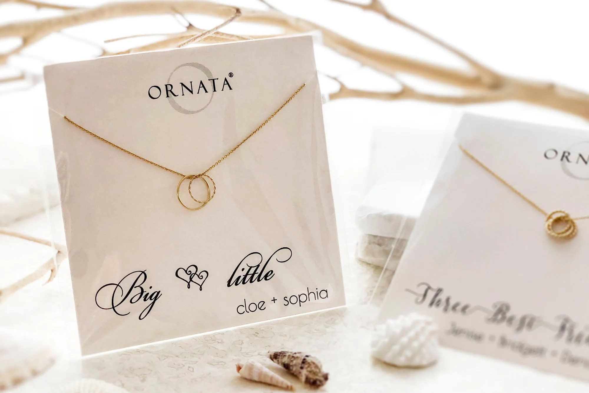 Gold Filled Three Generations Necklace
