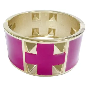 GOLD FUCHSIA BRACELET  #SA9491_GLD-FUCH (JC9)