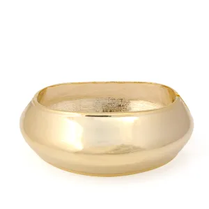 GOLD HINGED  BRACELET #BR33551G (Showroom) &IC24