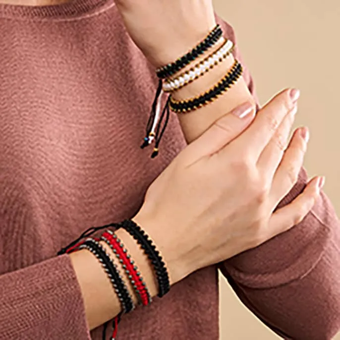 Gold x Black | Friendship DOT Bracelet