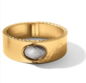 Golden Moon Hinged Bangle
