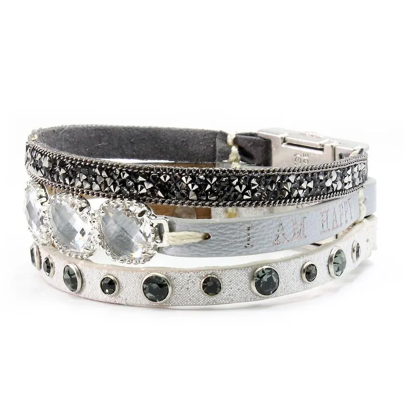 GoodWorks Brilliance Trio Bracelet Happy