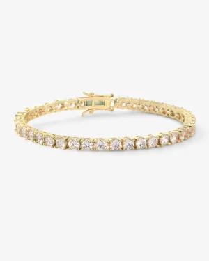 Grand Heiress Tennis Bracelet - Gold