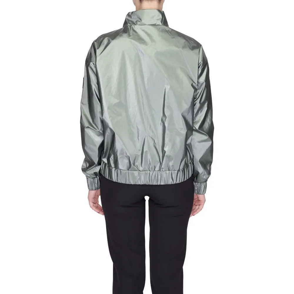 Green Polyester Jackets & Coat