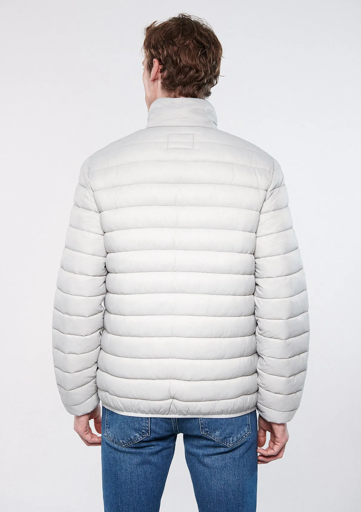 Grey Puffer Jacket