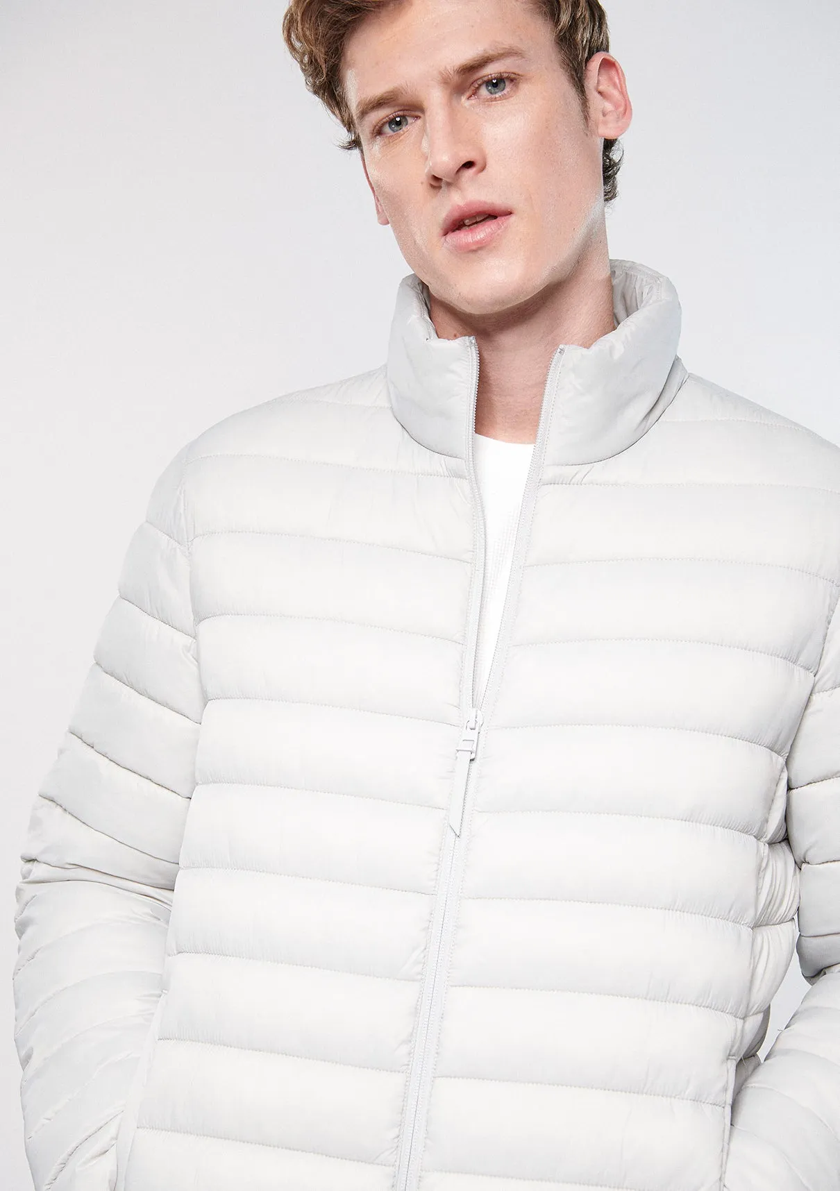 Grey Puffer Jacket