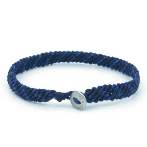 Hand-knotted Stripe With Metal Button