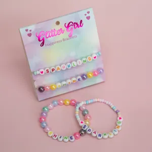 Happiness Bracelets. Sparkling Set.