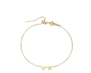 Heart & letter Bracelets
