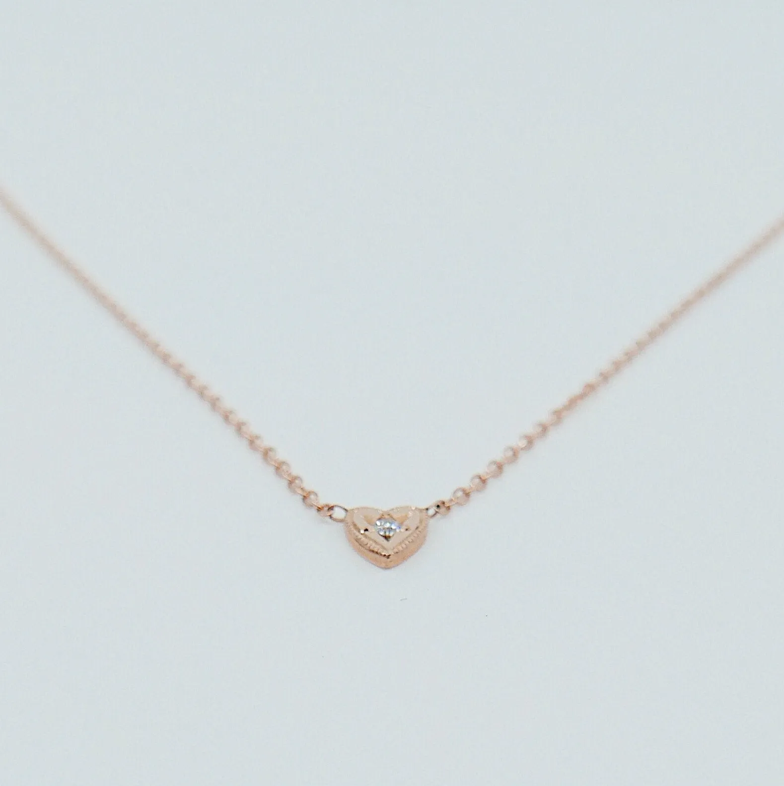 Heart Diamond Necklace - Small