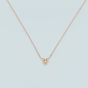 Heart Diamond Necklace - Small