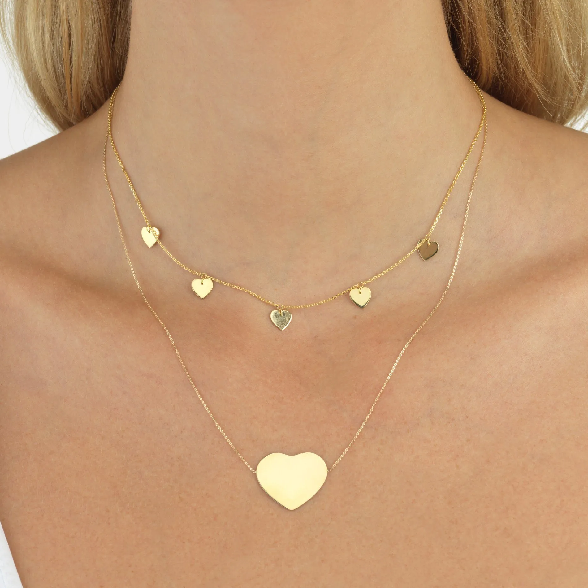Heart Necklace 14K