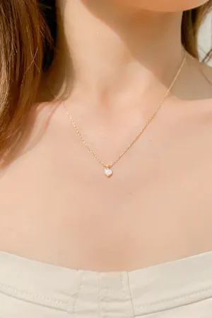 Heart Opal Fine Necklace
