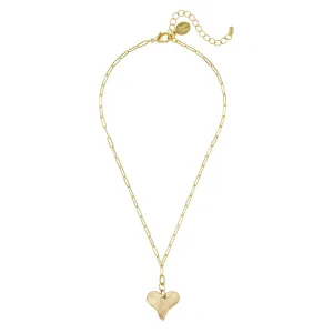 Heart Paperclip Necklaces