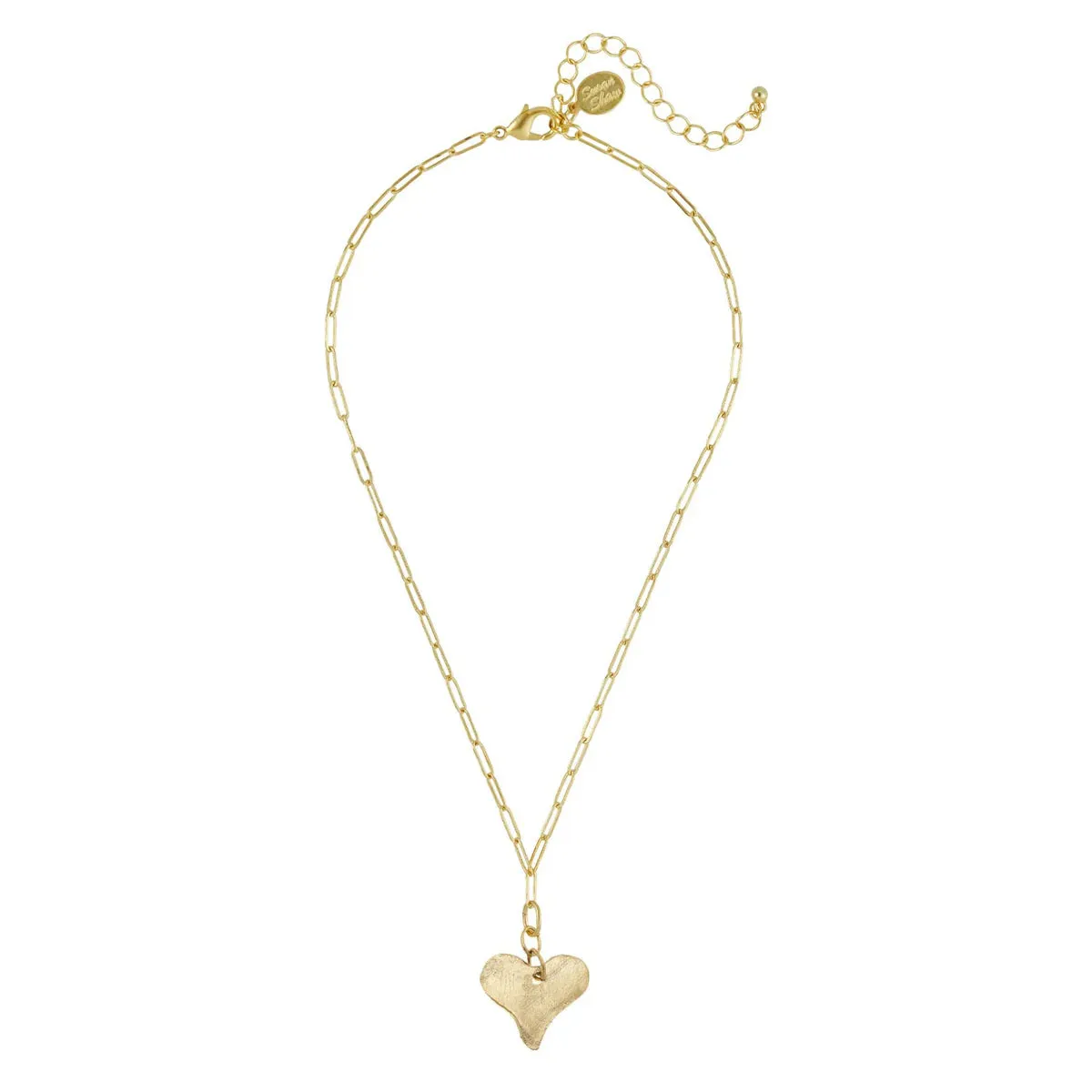 Heart Paperclip Necklaces
