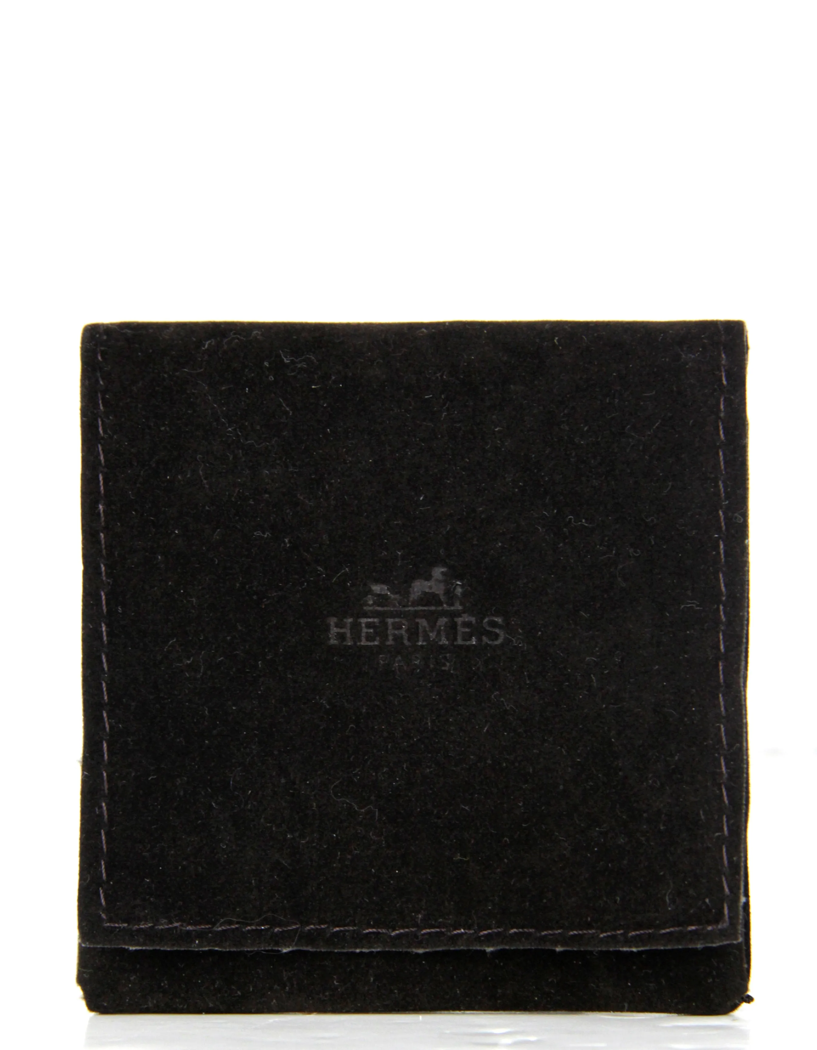 Hermes NEW Black/ Rose Gold Narrow Hinged Bracelet sz M