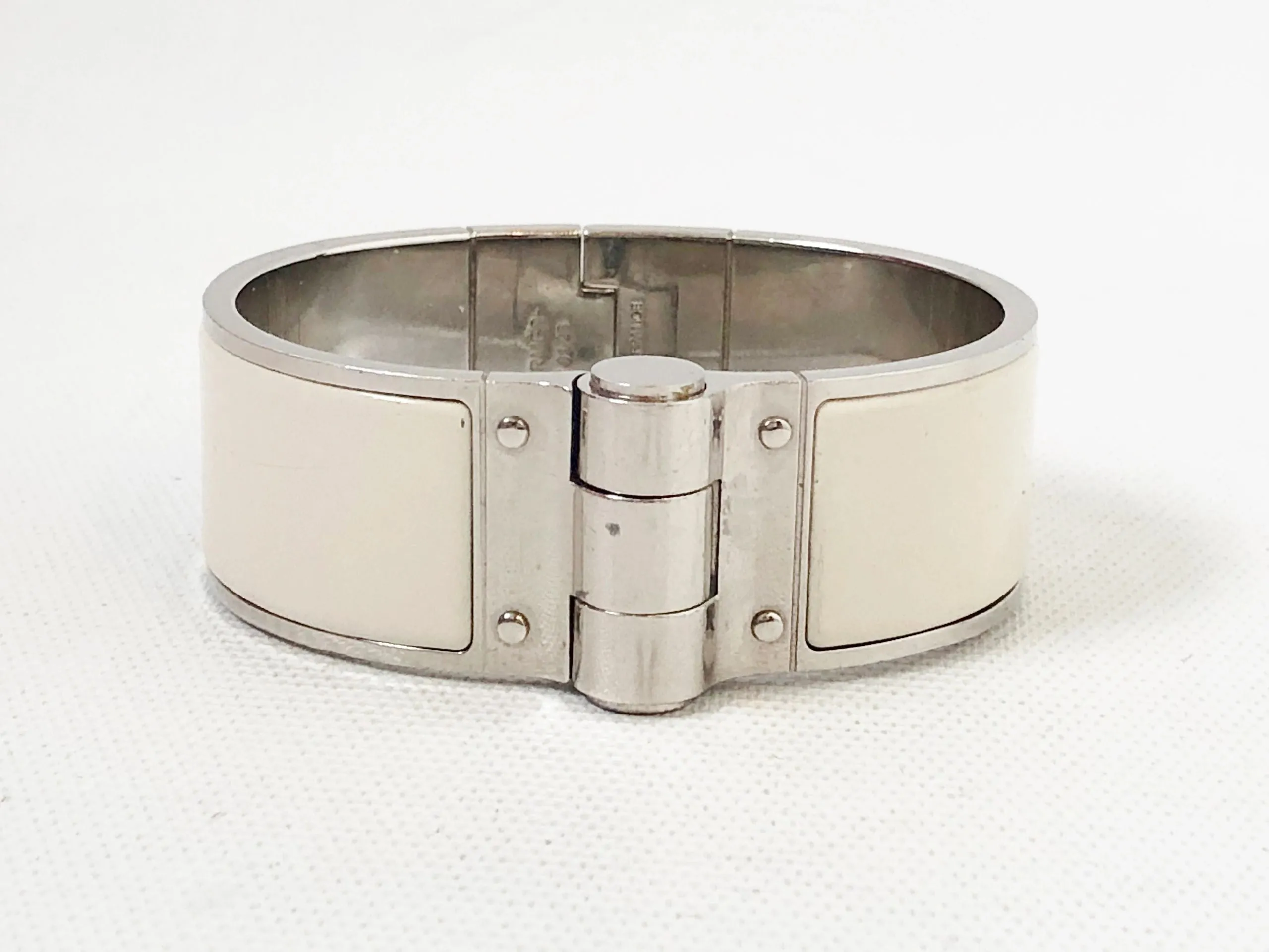Hermès Enamel Hinged Bracelet