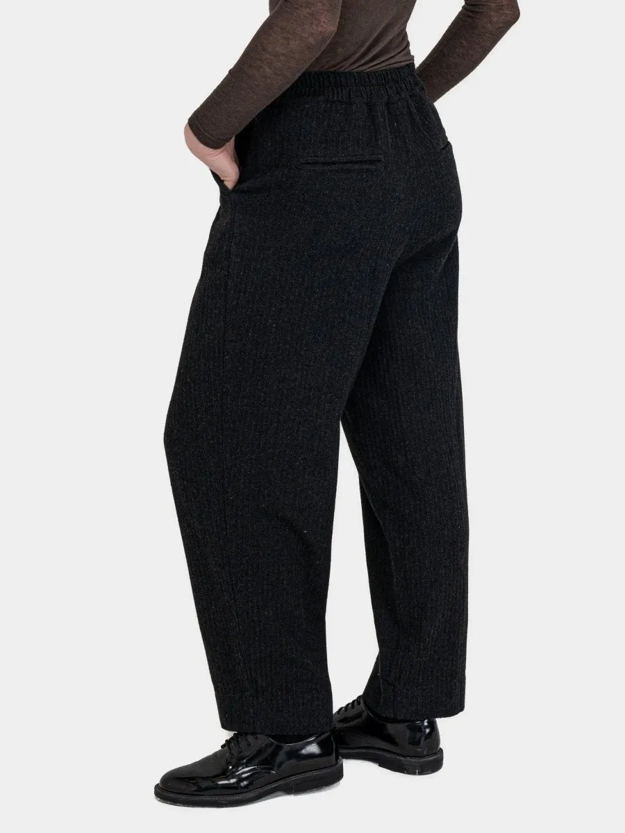 Herringbone Palazzo Trousers