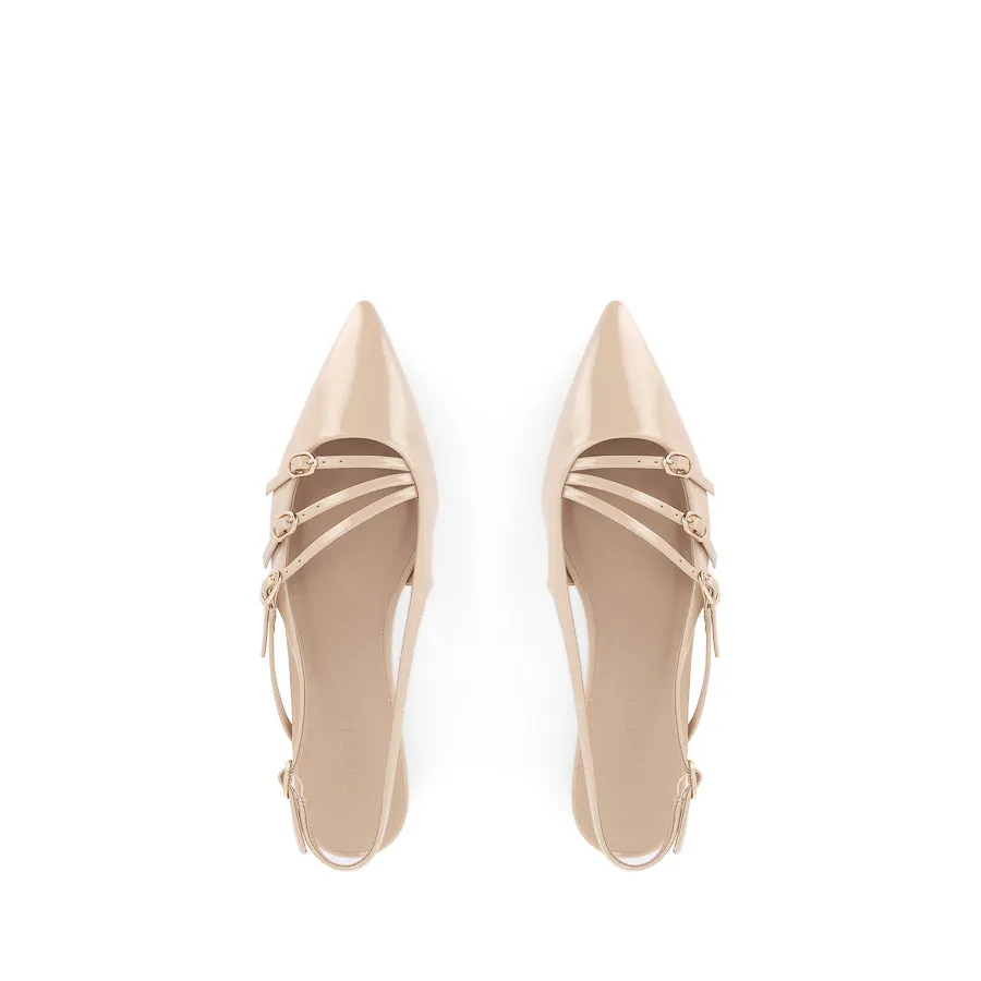HETTIE - BEIGE PATENT
