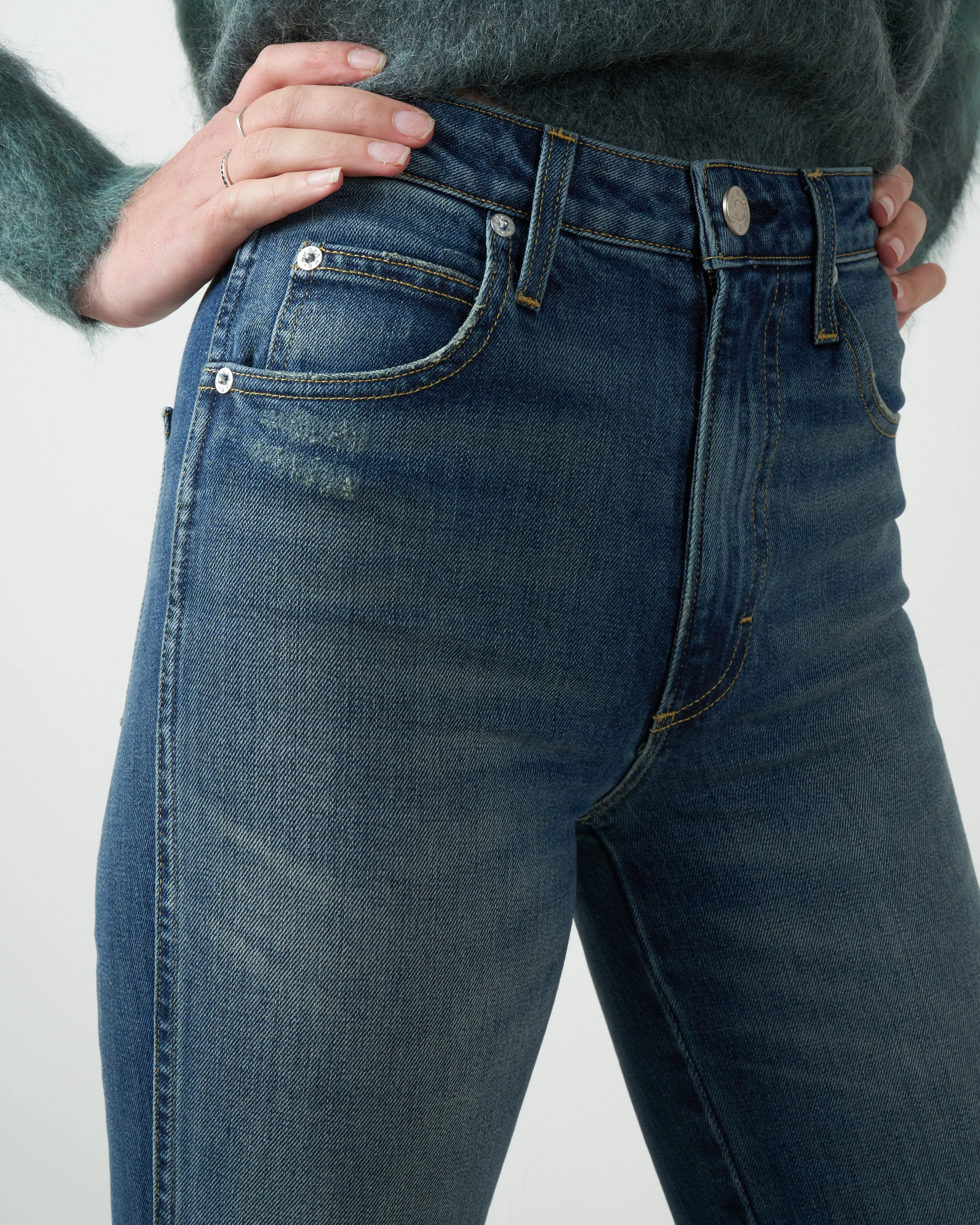 high rise kick jean - stargazer