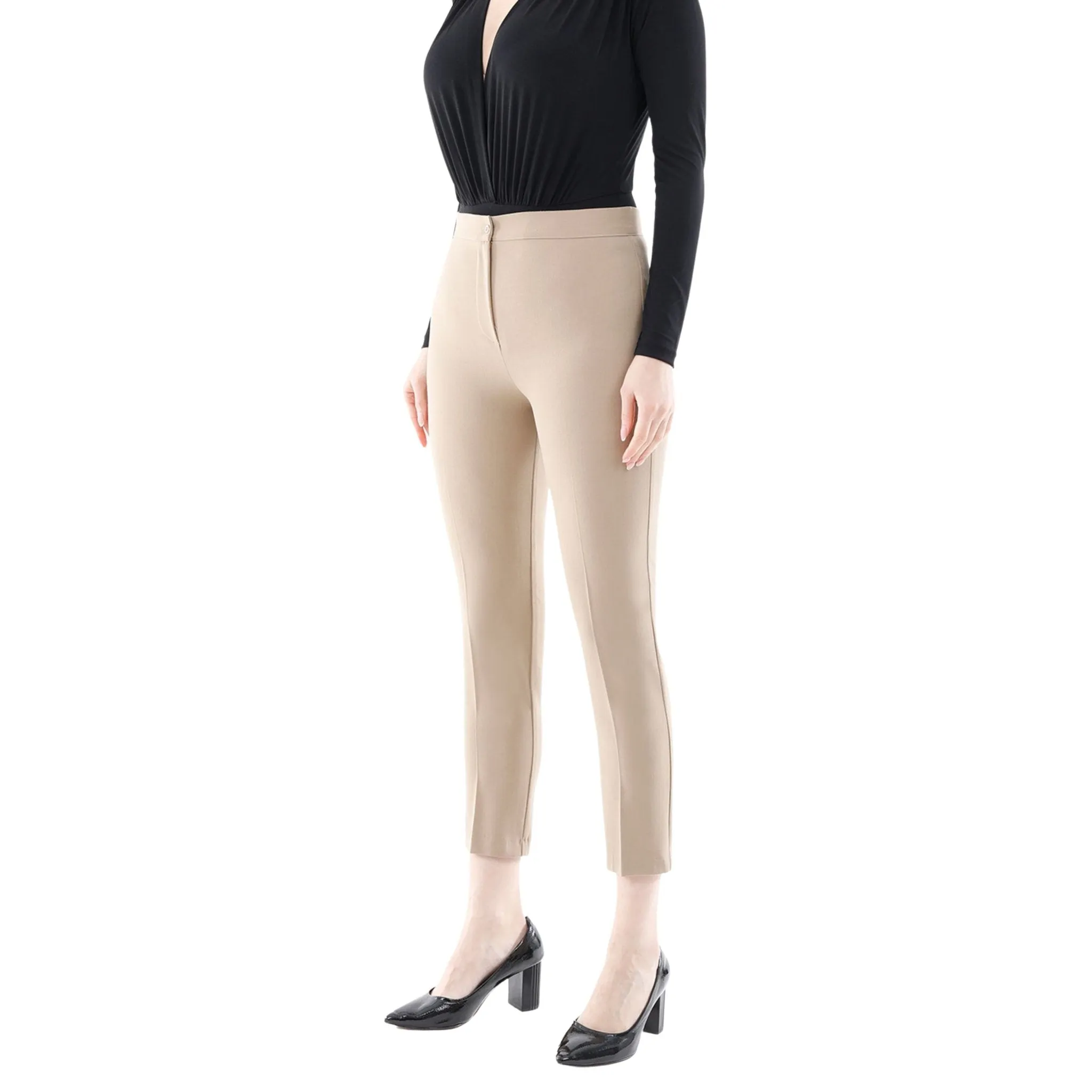 High Waist Slim Fit Stretchy Skinny Work Pants