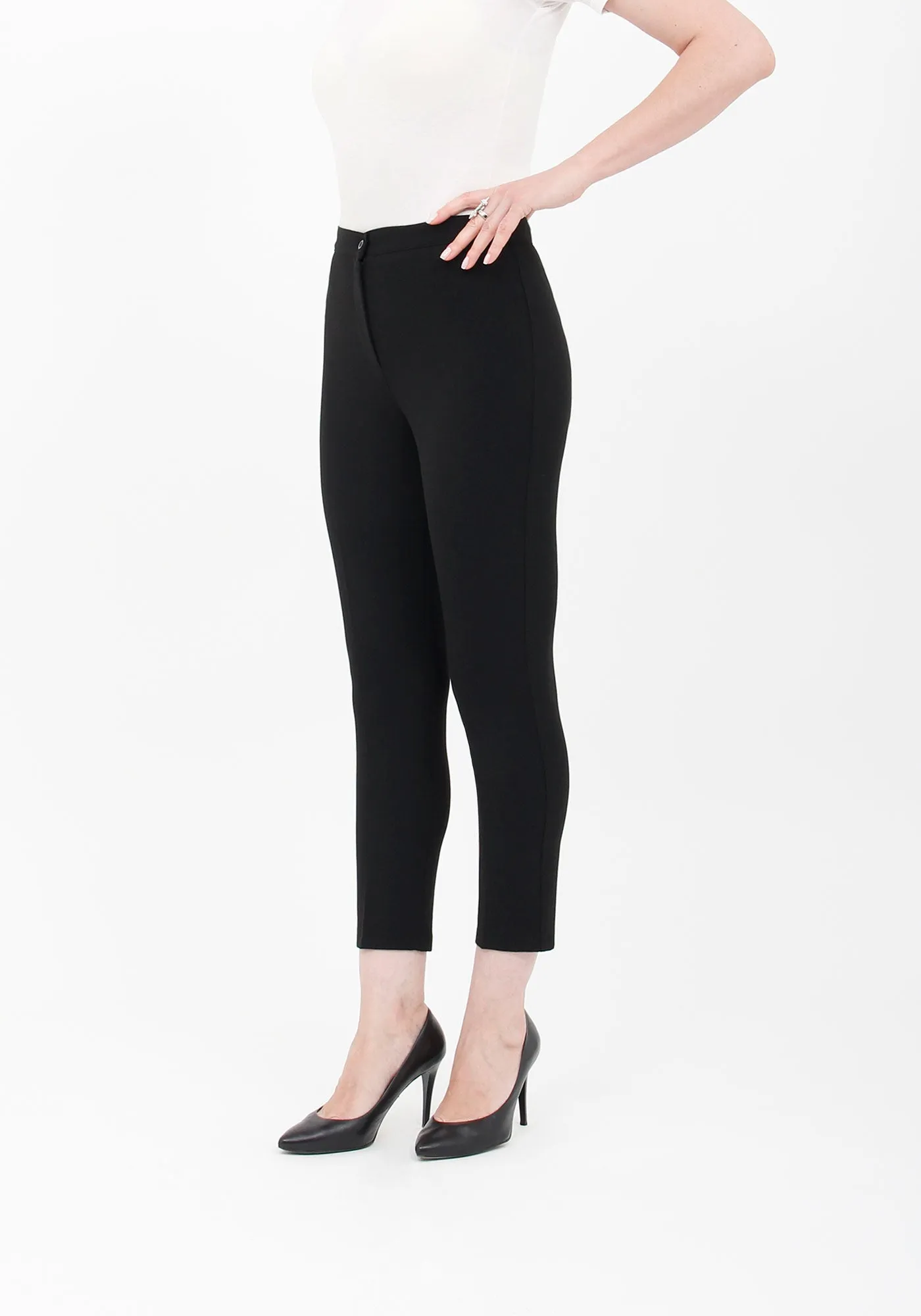 High Waist Slim Fit Stretchy Skinny Work Pants