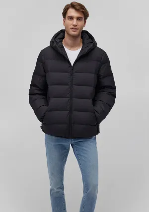 Hooded Black Puffer Jacket