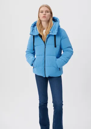 Hooded Blue Puffer Jacket