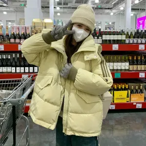 Hooded Down Puffer Short Jacket
