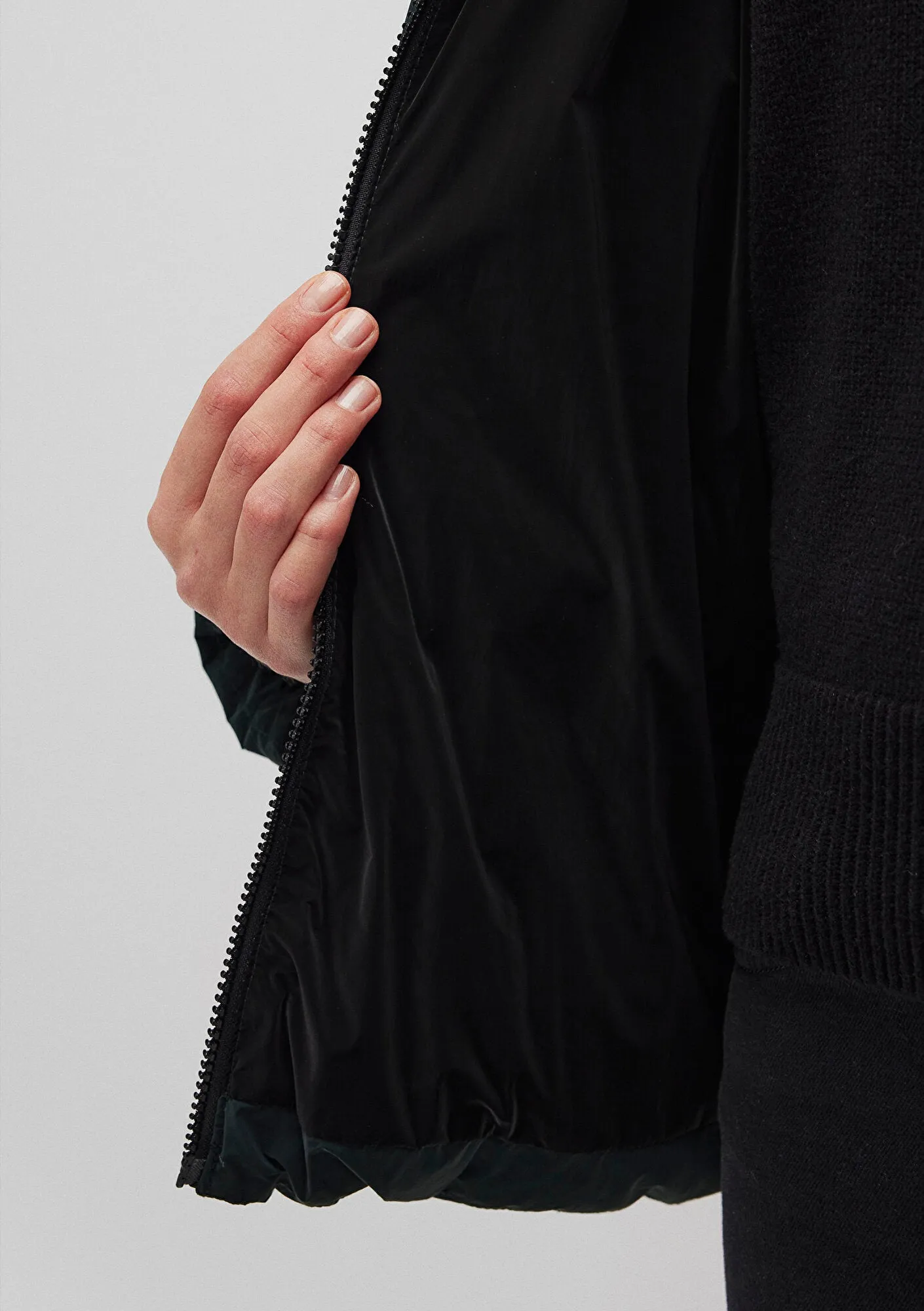 Hooded Green Puffer Jacket