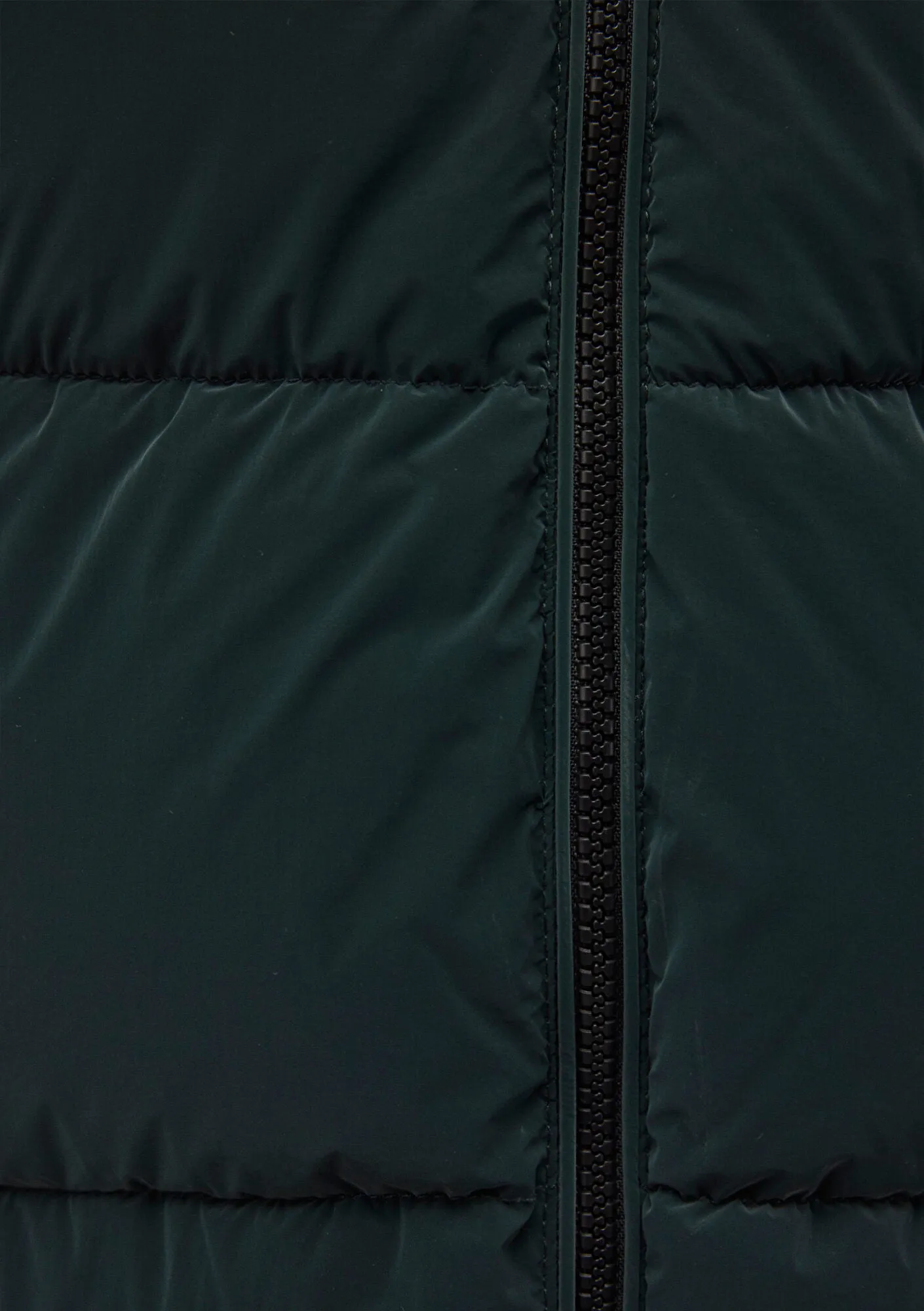 Hooded Green Puffer Jacket