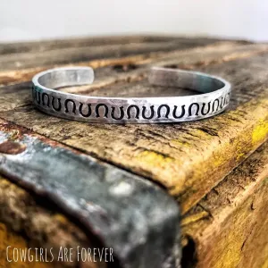 Horseshoe Crazy |Hand-stamped Cuff Bracelet