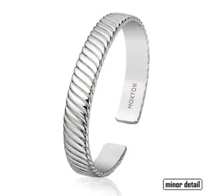 Hoxton Twist Sterling Silver Cuff Bracelet